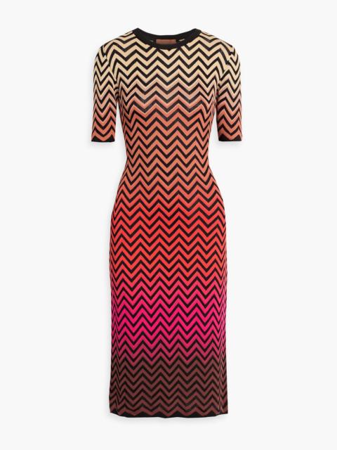 Missoni Crochet-knit cotton-blend midi dress