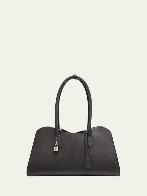 Stella McCartney Ryder Vegan Ostrich Leather Shoulder Bag