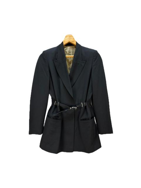 Jean Paul Gaultier 90's JPG CLASSIQUE Wool Blend Belted Coat Jacket #A72-1750