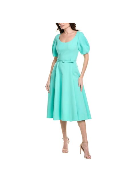 Oscar de la Renta Oscar de la Renta Wool-Blend Midi Dress