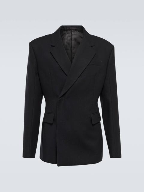 Prada Double-breasted wool blazer