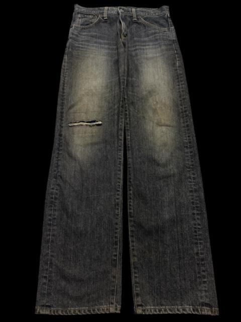 Baggy💥90s Edwin XV Rusty Mudwash Distress Ripped Insane Jean