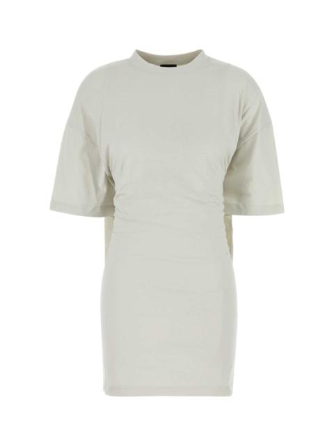BALENCIAGA Balenciaga Women Light Grey Cotton T-Shirt Dress