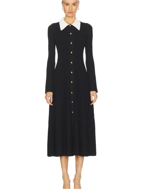 SIMKHAI Philippa Long Sleeve Midi Dress