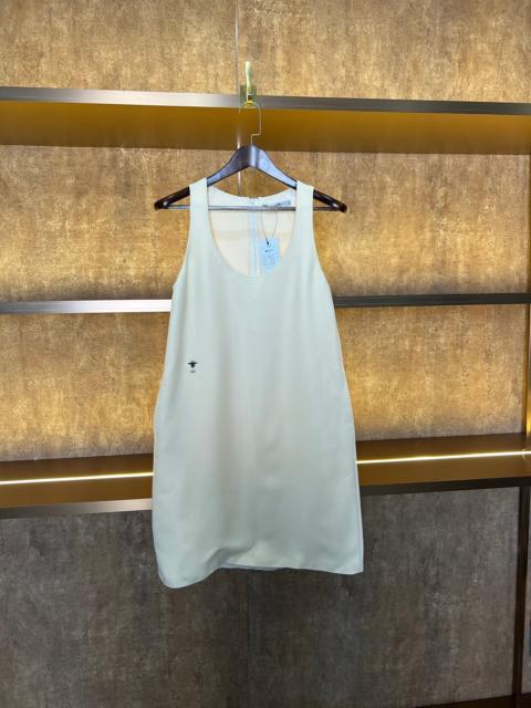 Dior Dior Bee Embroidery White Dress