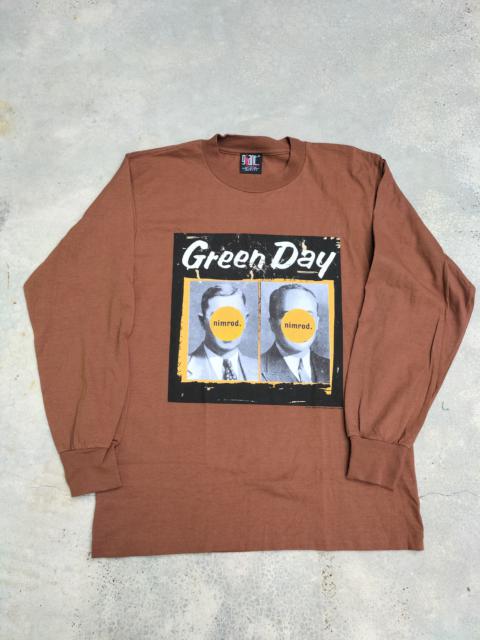 Other Designers Vintage Greenday 97 Nimrod Single Stitch Tour Japan Giant