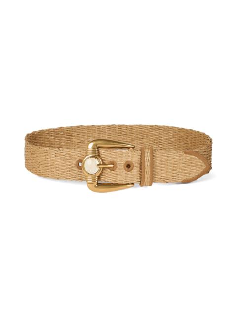 Etro Etro Raffia Belt in Sand at Nordstrom