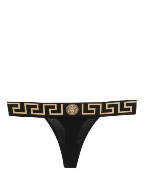 VERSACE THONG WITH GREEK RIM