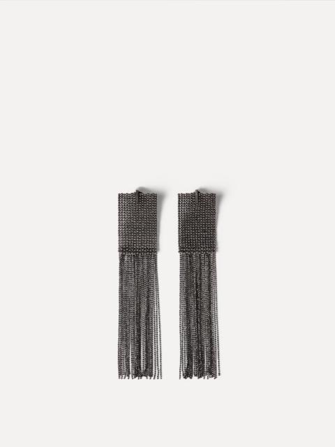 Brunello Cucinelli Frayed earrings in Sterling Silver