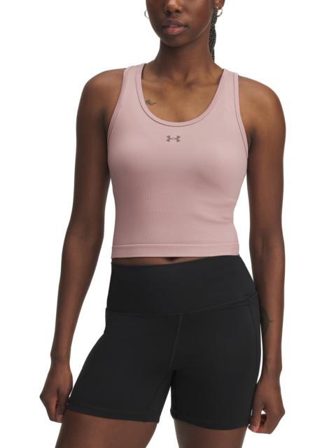 Under Armour Under Armour Vanish Seamless Tank in Pink /Taupe /Taupe at Nordstrom