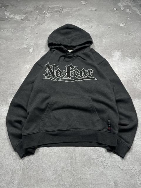 Other Designers Vintage Y2K No Fear Denim Big Logo Hoodie Supreme Style