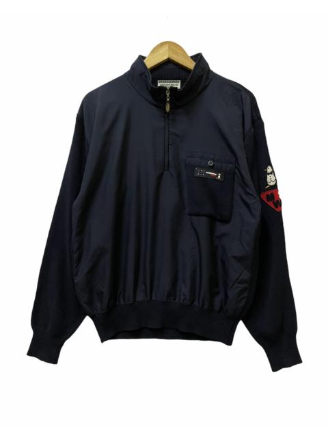 Other Designers Vintage - Munsing Wear Pocket Sweatshirt Navy