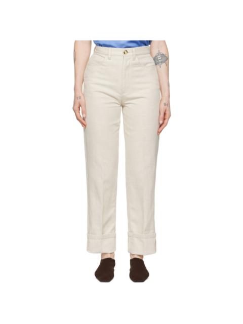 Nanushka Off-White Loua Trousers