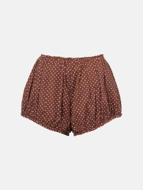POSSE Edie polka-dot shorts