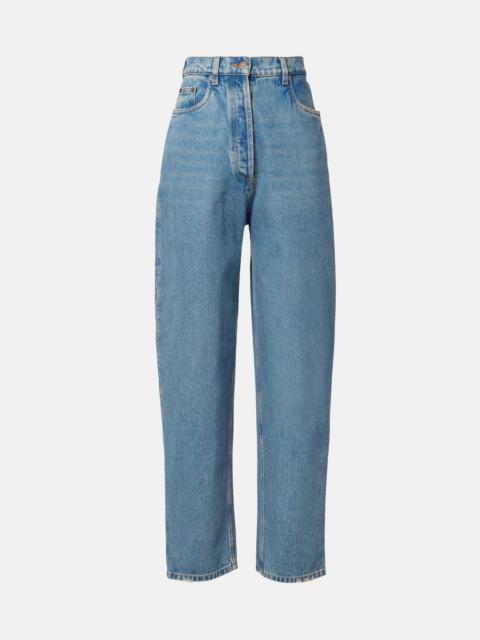 Prada High-rise wide-leg jeans