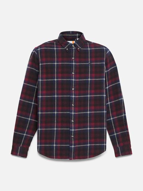 Timberland Men's Midweight Flannel Checkered Shirt