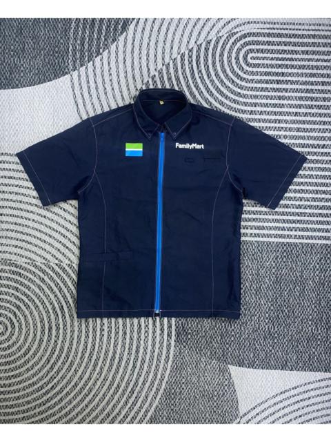 Other Designers Japanese Brand - Vintage Family Mart Uniform Worker Zipper Jacket