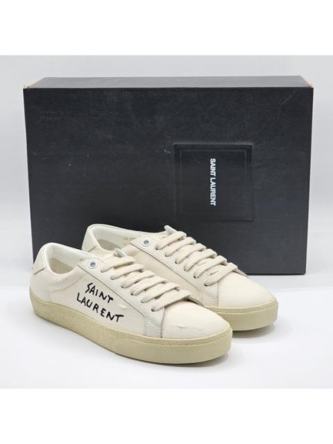 Saint Laurent Paris Court Low Top Sneakers 34.5