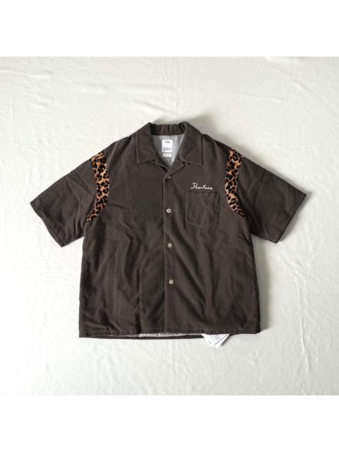 visvim VISVIM 24AW Wallis Down Shirt Short Sleeve Puffer Short-Sleeve Leopard Print Shirt