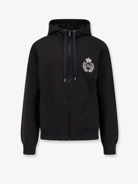 Dolce & Gabbana Dolce & Gabbana Cotton Sweatshirt With Logo Patch