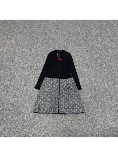 Louis Vuitton Louis Vuitton (LV) monogram dress with zipper hem