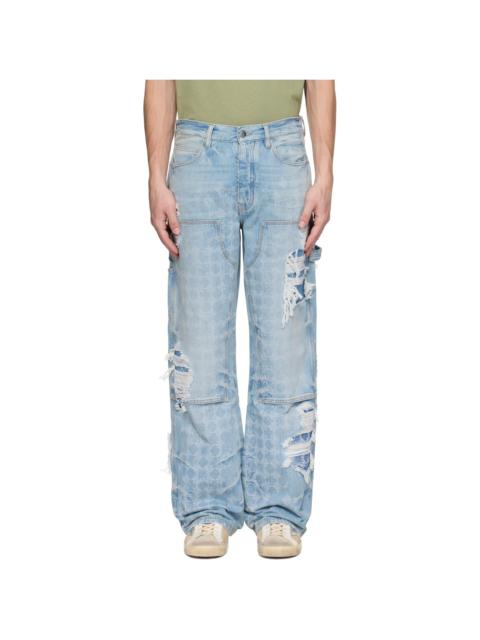 AMIRI Blue Repair Carpenter Jeans