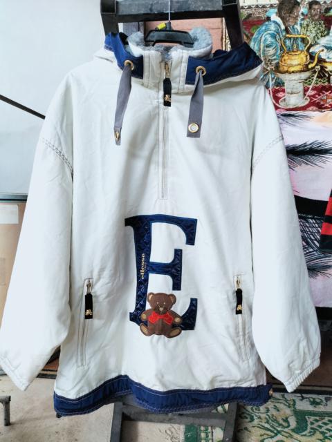 Other Designers Vintage 90s Ellesse Italy Bear Hoodie Jacket streetwear