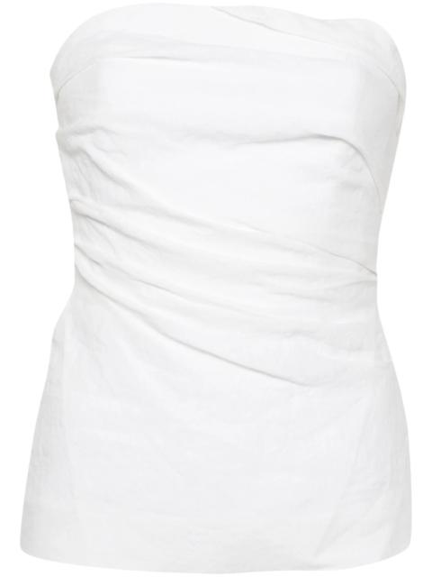 TOVE Izel linen bandeau top