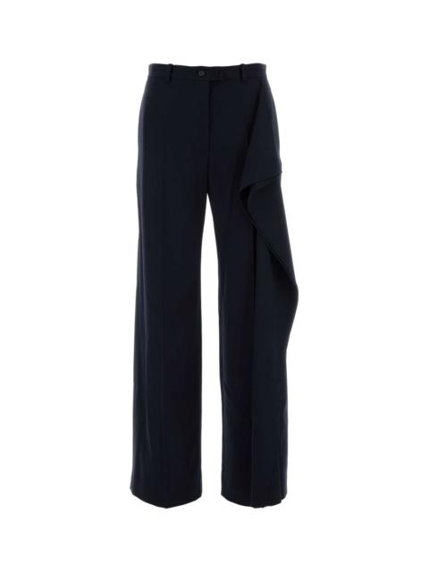 Jil Sander Jil Sander Women Midnight Blue Wool Pant