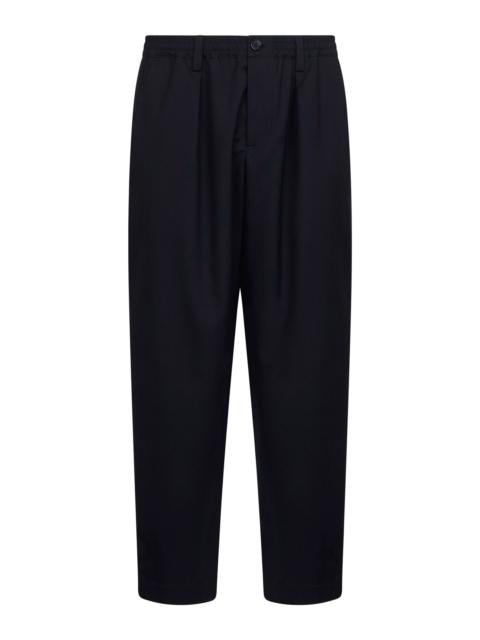 Marni Marni Men Blue Tropical Wool Crop Trousers