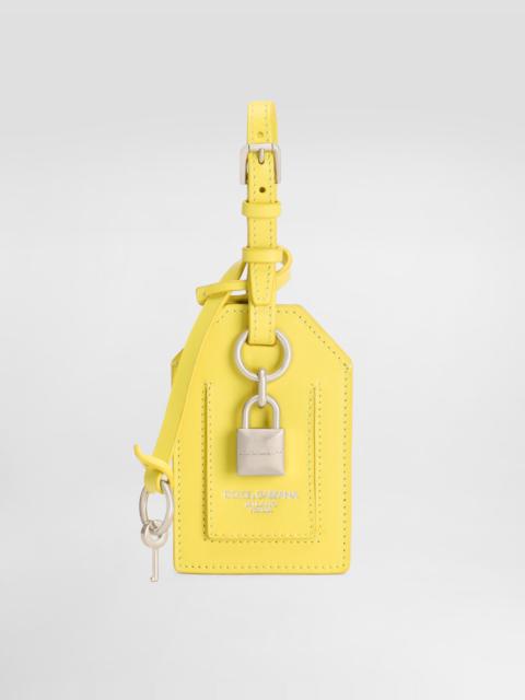 Dolce & Gabbana Calfskin name tag