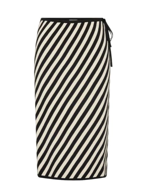 POSSE Darcy Skirt in Cream/Black