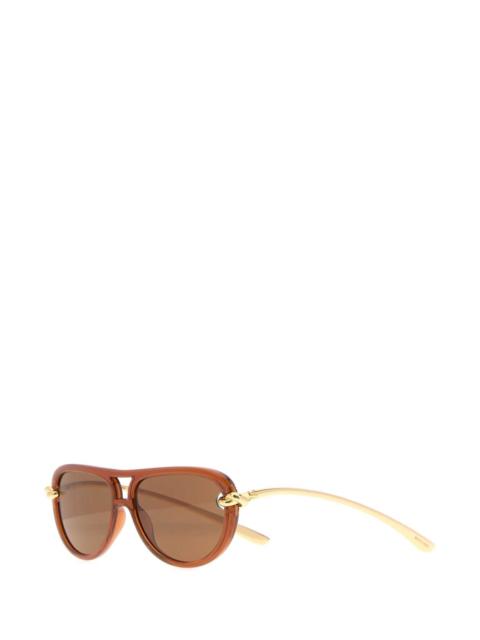 Bottega Veneta Bottega Veneta Women Two-Tone Acetate And Metal Sunglasses