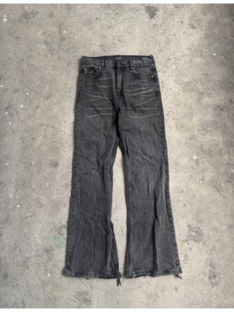 BALENCIAGA Balenciaga black distressed jeans