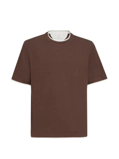 Brunello Cucinelli Brunello Cucinelli Men T-Shirt With Faux-Layering