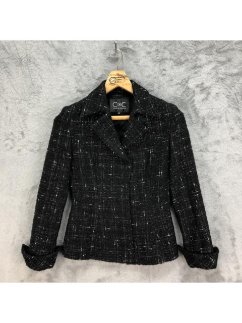 Other Designers Japanese Brand - COUP DE CHANCE BLACK TWEED JACKET FASHION STYLE #5027-34