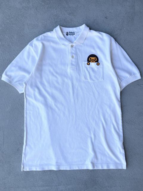 A BATHING APE® 2010s Bape Baby Milo Pocket Polo Shirt (L)
