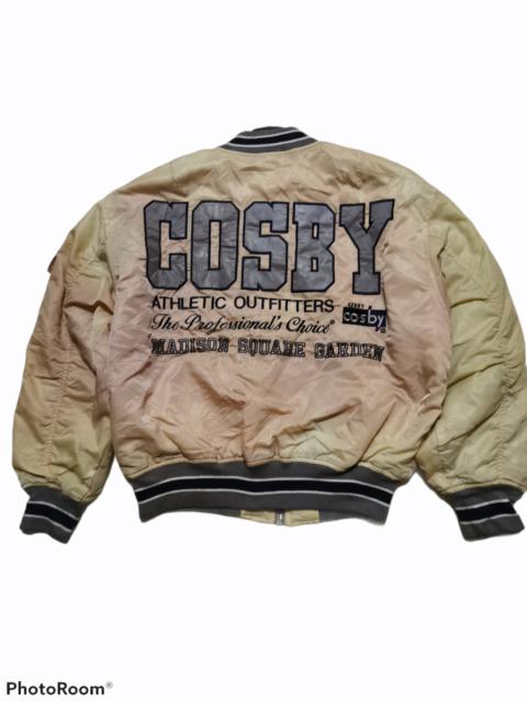 Other Designers Vintage - Vintage Sun Faded Gerry Cosby Varsity Bomber Jacket