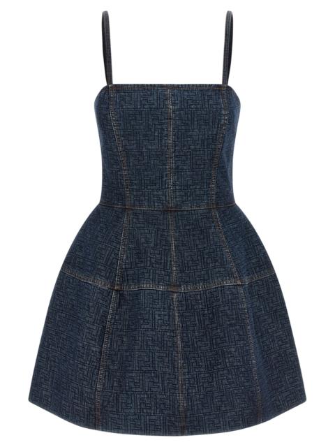 FENDI Ff Dresses Blue