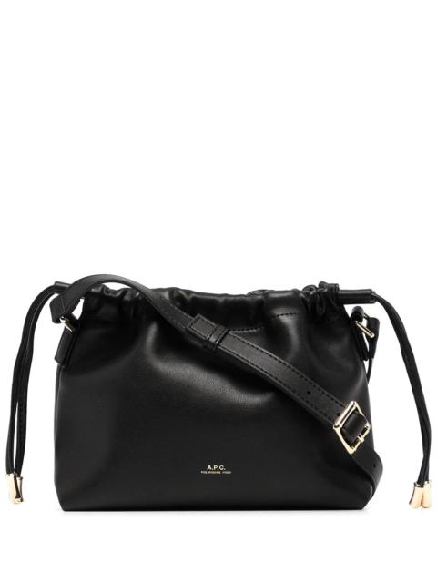 drawstring logo-detail satchel bag