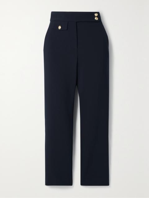 VERONICA BEARD Renzo Cropped Woven Straight-leg Pants