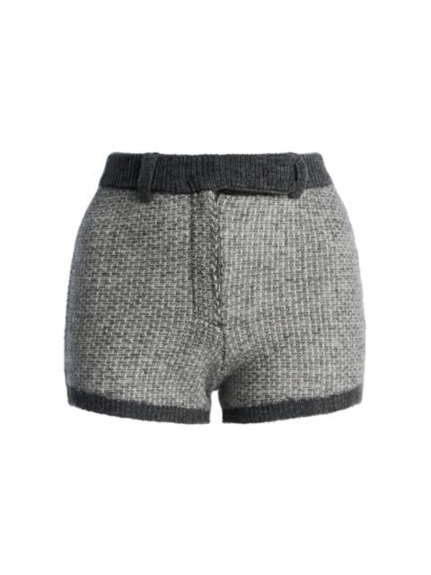 AYA MUSE Avel Wool, Cashmere and Silk Shorts grey