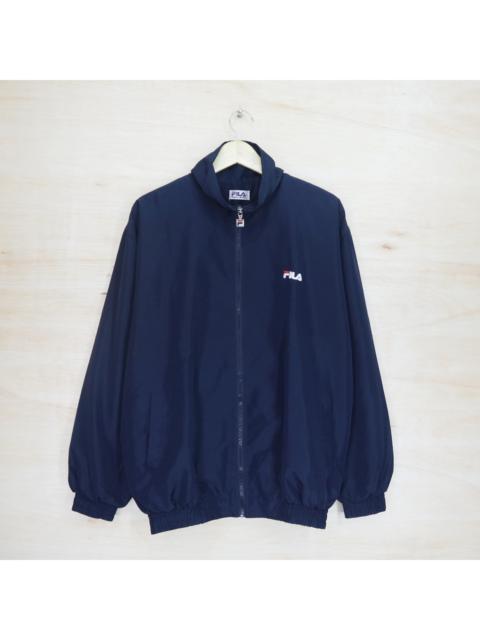 Other Designers Vintage 90s FILA WHITE HERITAGE Mini Logo Embroidered Bomber Windbreaker Track Jacket