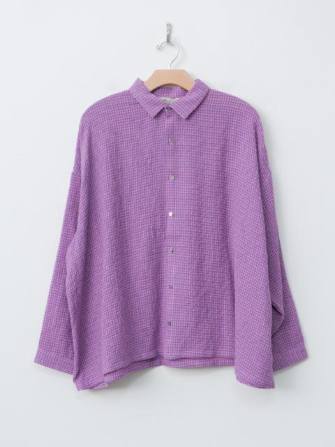 ICHI Antiquités W/C Gingham Shirt - Pink x Blue