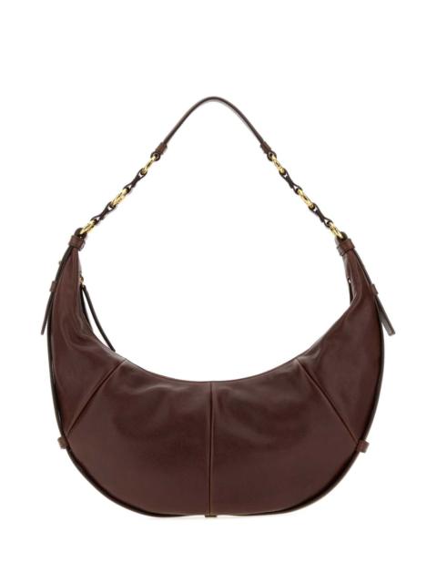 SAINT LAURENT Saint Laurent Women Brown Leather Saharienne Shopping Bag
