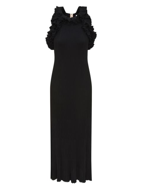Zimmermann LUNA RUFFLE MIDI DRESS