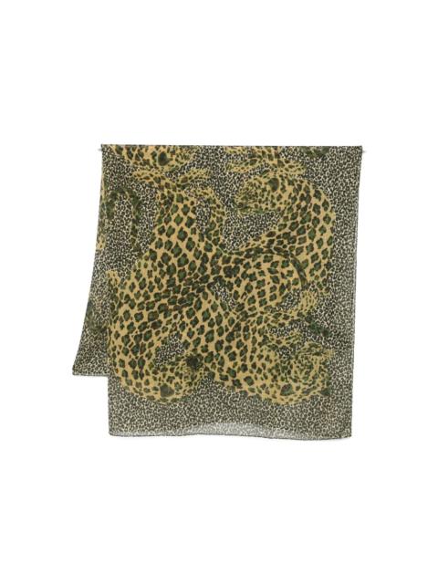 SAINT LAURENT Printed Foulard