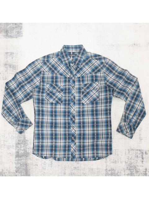 Other Designers Archival Clothing - Velocette checkered Japanese Western shirt