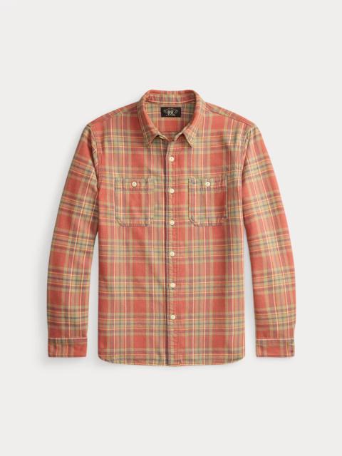 RRL by Ralph Lauren Plaid Twill Workshirt
