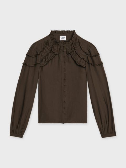 Isabel Marant Étoile Blouse Christa Dark green